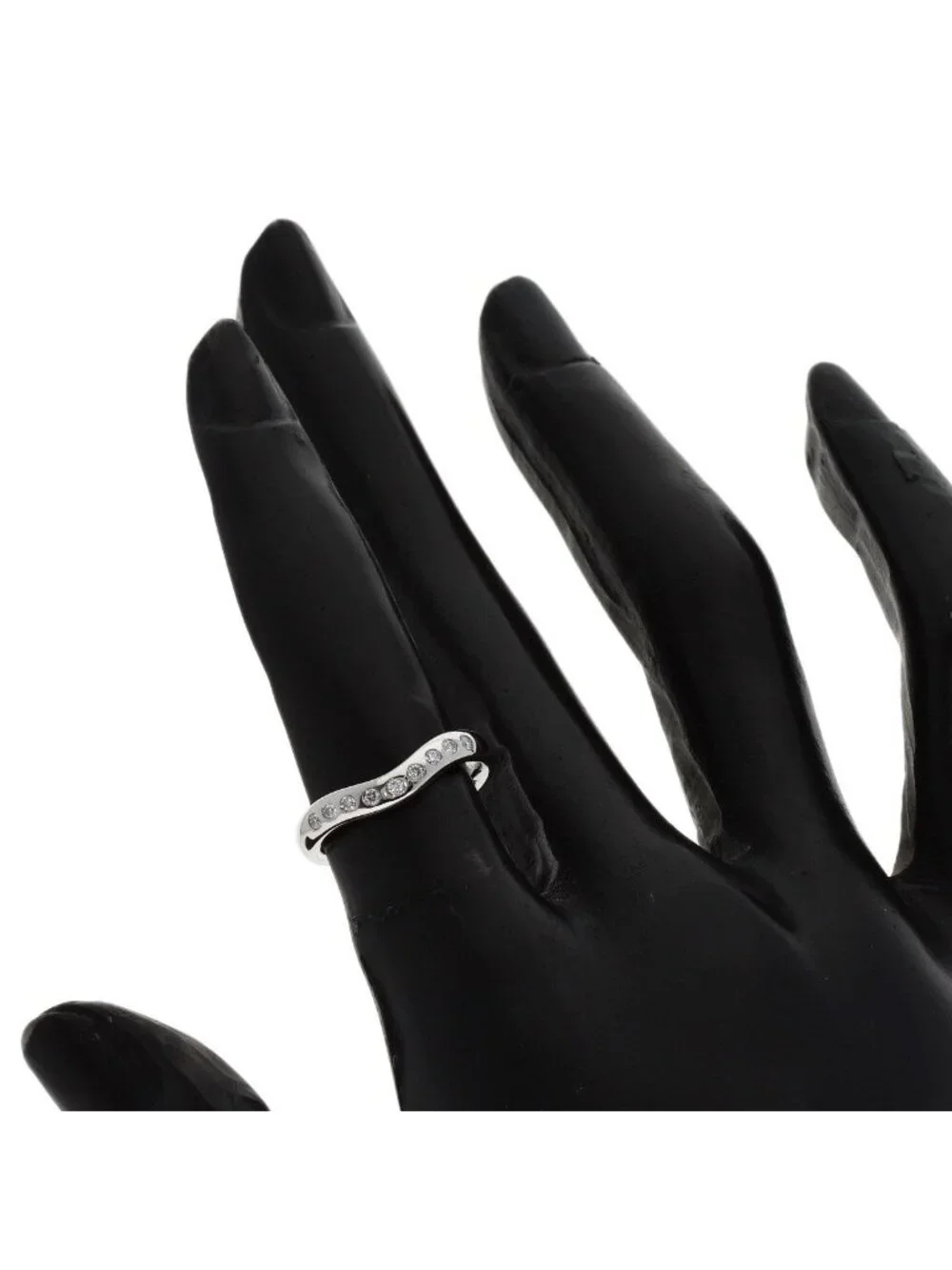 Tiffany & Co Curved Band Diamond Ring